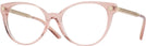 Cat Eye Transparent Pink Versace 3353 Progressive No-Lines View #1