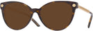 Cat Eye Havana Versace 3353 Progressive Reading Sunglasses View #1