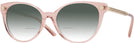 Cat Eye Transparent Pink Versace 3353 w/ Gradient Bifocal Reading Sunglasses View #1