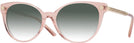 Cat Eye Transparent Pink Versace 3353 w/ Gradient Progressive Reading Sunglasses View #1