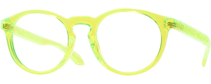 Round Yellow Fluo Versace 3355U Single Vision Full Frame View #1