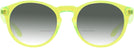 Round Yellow Fluo Versace 3355U w/ Gradient Bifocal Reading Sunglasses View #2