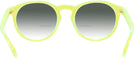 Round Yellow Fluo Versace 3355U w/ Gradient Bifocal Reading Sunglasses View #4