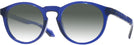 Round Transparent Blue Versace 3355U w/ Gradient Progressive Reading Sunglasses View #1