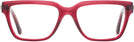 Rectangle Red Transparent Versace 3357 Progressive No-Lines View #2