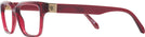 Rectangle Red Transparent Versace 3357 Progressive No-Lines View #3