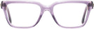 Rectangle Violet Transparent Versace 3357 Progressive No-Lines View #2