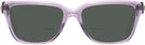 Rectangle Violet Transparent Versace 3357 Bifocal Reading Sunglasses View #2