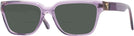 Rectangle Violet Transparent Versace 3357 Bifocal Reading Sunglasses View #1