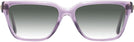 Rectangle Violet Transparent Versace 3357 w/ Gradient Progressive Reading Sunglasses View #2