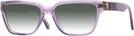 Rectangle Violet Transparent Versace 3357 w/ Gradient Progressive Reading Sunglasses View #1