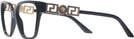Square Black Versace 3358B Single Vision Full Frame View #3