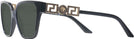 Square Black Versace 3358B Bifocal Reading Sunglasses View #3