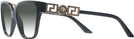 Square Black Versace 3358B w/ Gradient Progressive Reading Sunglasses View #3