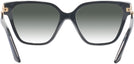 Square Black Versace 3358B w/ Gradient Progressive Reading Sunglasses View #4
