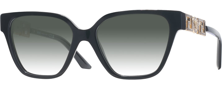 Square Black Versace 3358B w/ Gradient Progressive Reading Sunglasses View #1