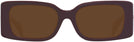 Rectangle Bordeaux Versace 3362U Progressive Reading Sunglasses View #2