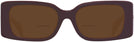 Rectangle Bordeaux Versace 3362U Bifocal Reading Sunglasses View #2