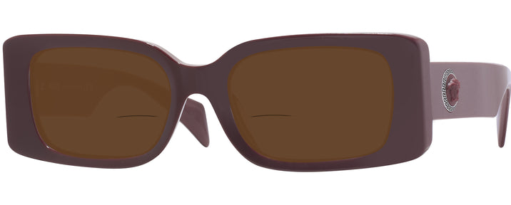 Rectangle Bordeaux Versace 3362U Bifocal Reading Sunglasses View #1