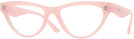 Cat Eye Pink Opalescent Versace 3364U Single Vision Full Frame View #1