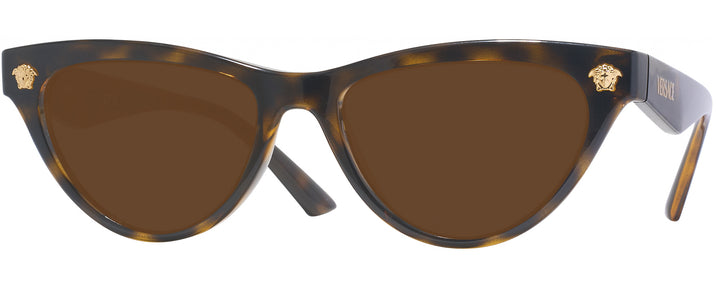 Cat Eye Havana Versace 3364U Progressive Reading Sunglasses View #1