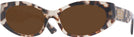 Oval Havana Grey Versace 3369 Progressive Reading Sunglasses View #1