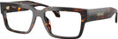 Rectangle Havana Versace 3374U Progressive No-Lines View #1