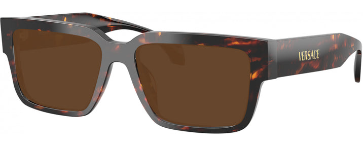 Rectangle Havana Versace 3374U Progressive Reading Sunglasses View #1