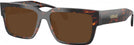 Rectangle Havana Versace 3374U Progressive Reading Sunglasses View #1