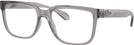 Square Transparent Grey Versace 3377U Progressive No-Lines View #1