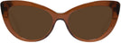 Cat Eye Trans Brown Versace 4388 Progressive No Line Reading Sunglasses View #2
