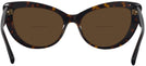 Cat Eye Havana Versace 4388 Bifocal Reading Sunglasses View #4