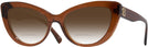 Cat Eye Trans Brown Versace 4388 w/ Gradient Bifocal Reading Sunglasses View #1