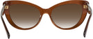 Cat Eye Trans Brown Versace 4388 w/ Gradient Progressive Reading Sunglasses View #4