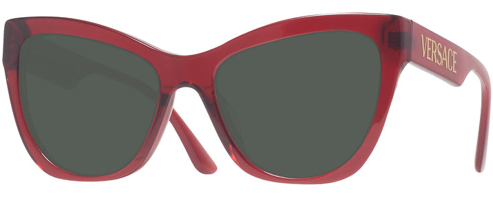 Cat Eye Transparent Red Versace 4417U Progressive Reading Sunglasses View #1