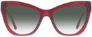 Cat Eye Transparent Red Versace 4417U w/ Gradient Progressive Reading Sunglasses View #2