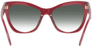 Cat Eye Transparent Red Versace 4417U w/ Gradient Progressive Reading Sunglasses View #4