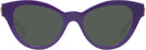 Cat Eye True Purple/dark Grey Lens Versace 4435 Progressive No Line Reading Sunglasses View #2