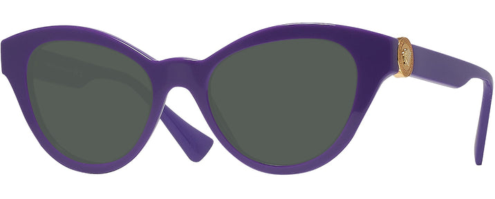Cat Eye True Purple/dark Grey Lens Versace 4435 Progressive Reading Sunglasses View #1