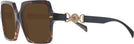 Square Havana Versace 4441 Progressive Reading Sunglasses View #3