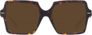 Square Havana Versace 4441 Bifocal Reading Sunglasses View #2