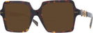Square Havana Versace 4441 Bifocal Reading Sunglasses View #1