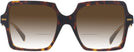 Square Havana Versace 4441 w/ Gradient Bifocal Reading Sunglasses View #2