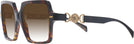 Square Havana Versace 4441 w/ Gradient Progressive No-Line Reading Sunglasses View #3