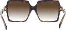 Square Havana Versace 4441 w/ Gradient Progressive No-Line Reading Sunglasses View #4