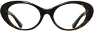 Oval Havana Versace 4455U Single Vision Full Frame View #2