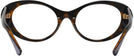Oval Havana Versace 4455U Progressive No-Lines View #4