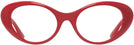 Oval Red Versace 4455U Progressive No-Lines View #2