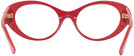 Oval Red Versace 4455U Progressive No-Lines View #4