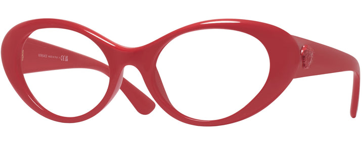 Oval Red Versace 4455U Single Vision Full Frame View #1